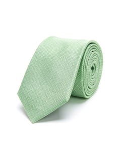 Cravatta fantasia verde 100% seta