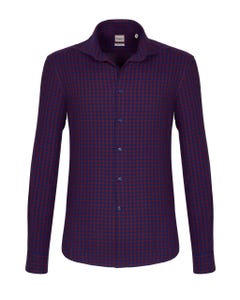 Long-sleeved shirt in jaspe oxford flannel button down_0
