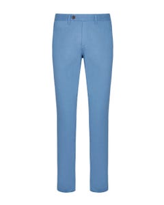 Pantalone chinos in twill azure_0