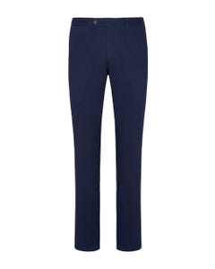 Twill chinos trousers dark blue_0