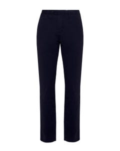 Cotton twill chinos trousers blue navy